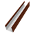 Стойка жалюзи Milan Slim 0,45 PE RAL 3009 оксидно-красный (1,8м) Центр Кровли