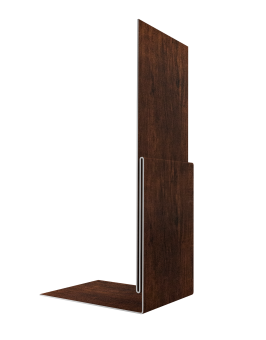 картинка Планка приемная оконная 0,45 Print-Double Premium Cherry Wood Dark F (3м) Центр Кровли