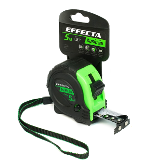 картинка Рулетка Effecta Basic 5м с магнитом, 3 фиксатора (570525S) Центр Кровли