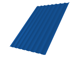 картинка Профнастил С20B 0,45 PE RAL 5005 сигнальный синий Центр Кровли