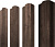 Штакетник М-образный B фигурный Grand Line 0,45 Print Premium Almond Wood Fresh Центр Кровли