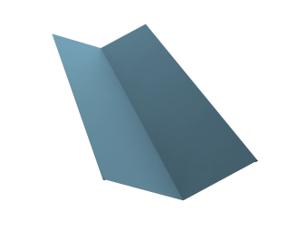 картинка Планка ендовы верхней 145х145 0,45 Drap TX RAL 5024 пастельно-синий (3м) Центр Кровли