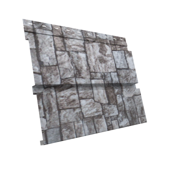 картинка Квадро брус 0,45 Print Elite с пленкой Fine Stone TwinColor Центр Кровли