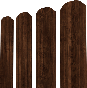 фото Штакетник Twin XL фигурный Grand Line 0,45 Print Elite Cherry Wood TwinColor Центр Кровли картинка Штакетник Twin XL фигурный Grand Line 0,45 Print Elite Cherry Wood TwinColor Центр Кровли