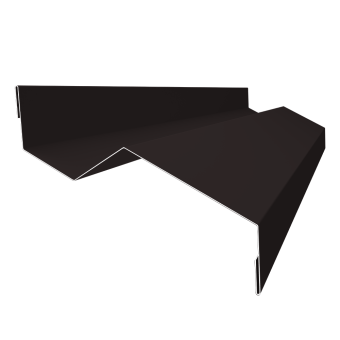 фото Планка примыкания внакладку 25х17х35х17 Grand Line 0,5 PurLite матовый RAL 9005 черный (2м) Центр Кровли картинка Планка примыкания внакладку 25х17х35х17 Grand Line 0,5 PurLite матовый RAL 9005 черный (2м) Центр Кровли