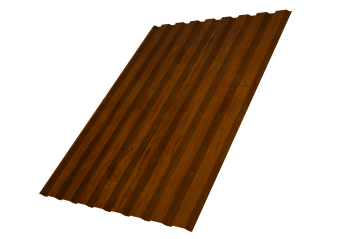 картинка Профнастил С20A 0,4 Print Premium Golden Wood Intense FTC Центр Кровли