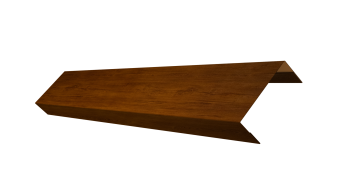 картинка Ламель обратная 50 забора жалюзи Texas 0,45 Print Premium с пленкой Golden Wood Intense FTC Центр Кровли