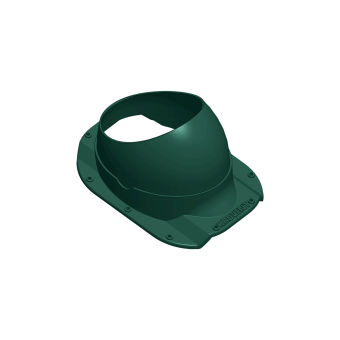 картинка Элемент проходной Krovent Base-VT Cascade 125/150 зеленый Центр Кровли