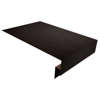 картинка Планка околооконная сложная 250х50х18 (j-фаска) 0,45 Print Elite Coffee Wood TwinColor (3м) Центр Кровли
