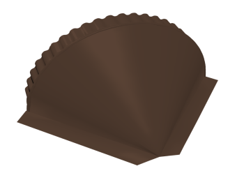 картинка Заглушка конусная 0,5 GreenCoat Pural BT RR 887 шоколадно-коричневый (RAL 8017 шоколад) Центр Кровли