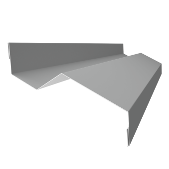 фото Планка примыкания внакладку 25х17х35х17 0,45 PE с пленкой RAL 9006 бело-алюминиевый (2м) Центр Кровли картинка Планка примыкания внакладку 25х17х35х17 0,45 PE с пленкой RAL 9006 бело-алюминиевый (2м) Центр Кровли