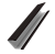 Крышка жалюзи Milan Slim 0,5 Satin Matt RAL 9005 черный (3м) Центр Кровли
