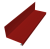 Планка примыкание нижнее к трубе для Кликфальц Pro 0,45 PE с пленкой RAL 3011 коричнево-красный (2м) Центр Кровли