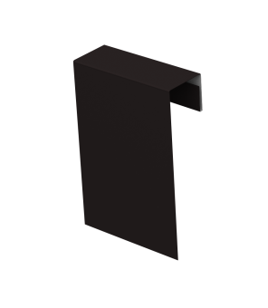 картинка Соединительный профиль фибросайдинга 0,5 PurPro Matt 275 RAL 9005 черный (2м) Центр Кровли