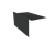Планка ветровая для мягкой кровли 100х20х70 0,5 Satin с пленкой RAL 7016 антрацитово-серый (2м) Центр Кровли