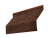 Ламель забора жалюзи Milan 0,45 Print Premium с пленкой Cherry Wood Dark FTC Центр Кровли