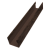 Стойка жалюзи Milan Slim 0,45 Print Elite Antique Wood TwinColor (2,5м) Центр Кровли